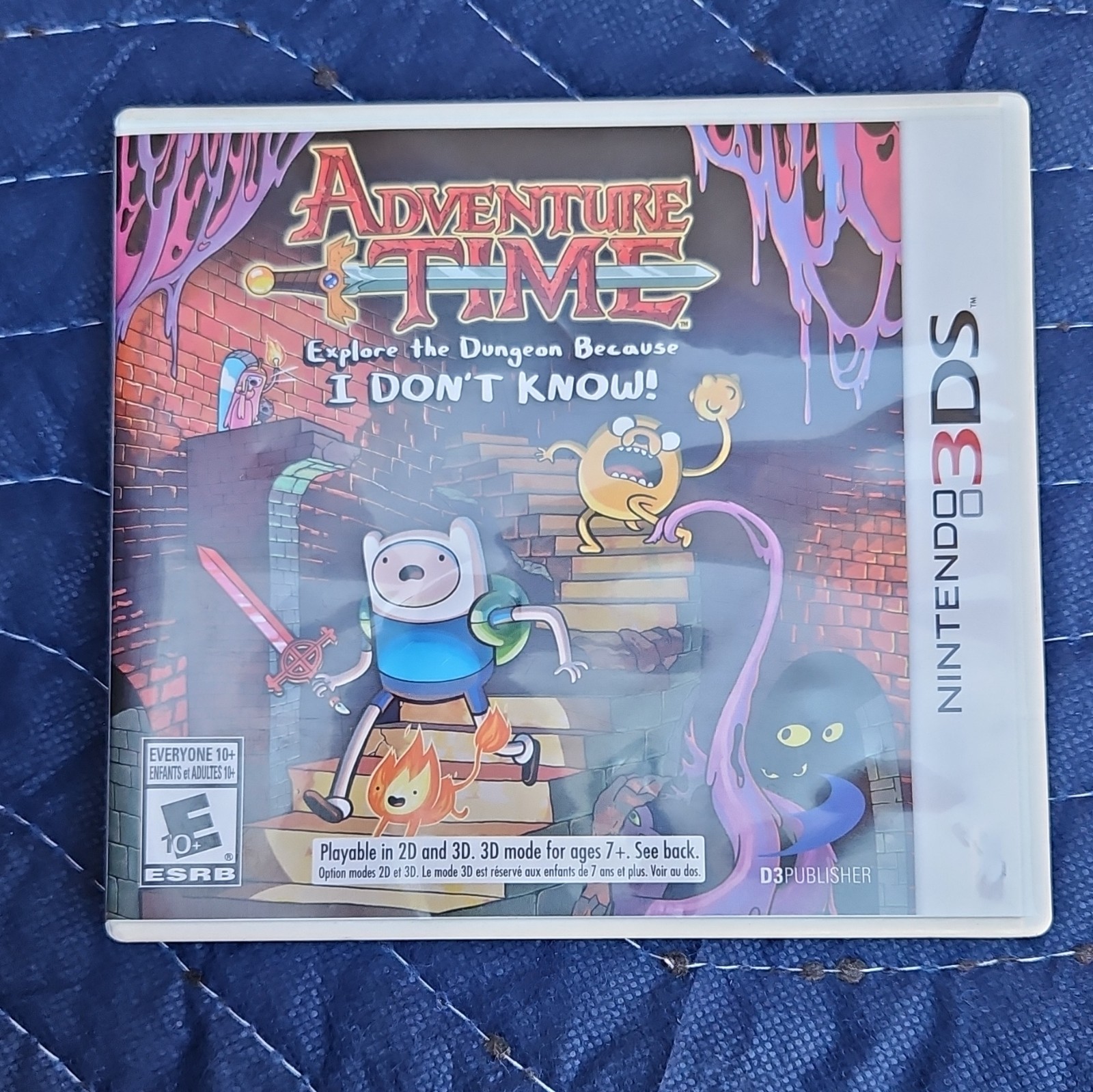 D3publisher Adventure Time Explore the Dungeon Nintendo 3DS Action E10+ Manual