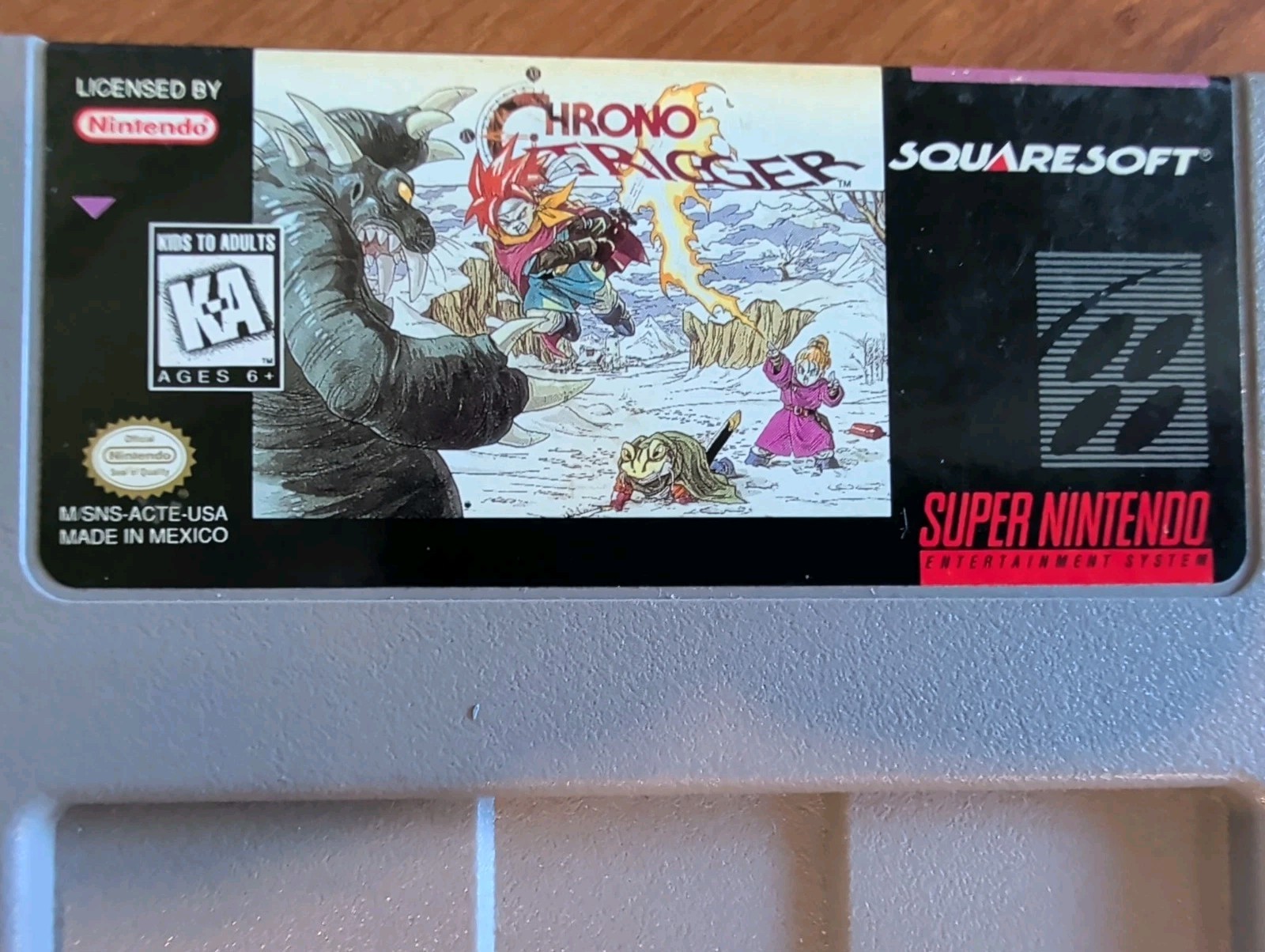 Chrono Trigger Super Nintendo SNES Cartridge Only Authentic Tested & Saving!