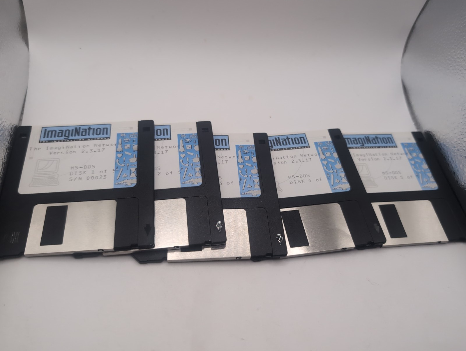 The Sierra Network ImagiNation Version 2.3 MS-DOS PC 3.5″ HD Disc