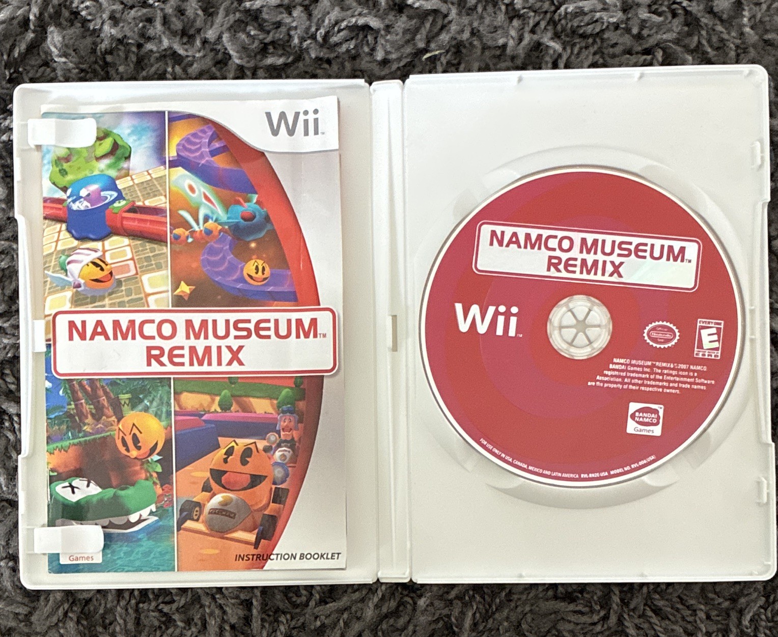 Bandai Namco Namco Museum Remix Nintendo Wii Multiplayer w/ Manual