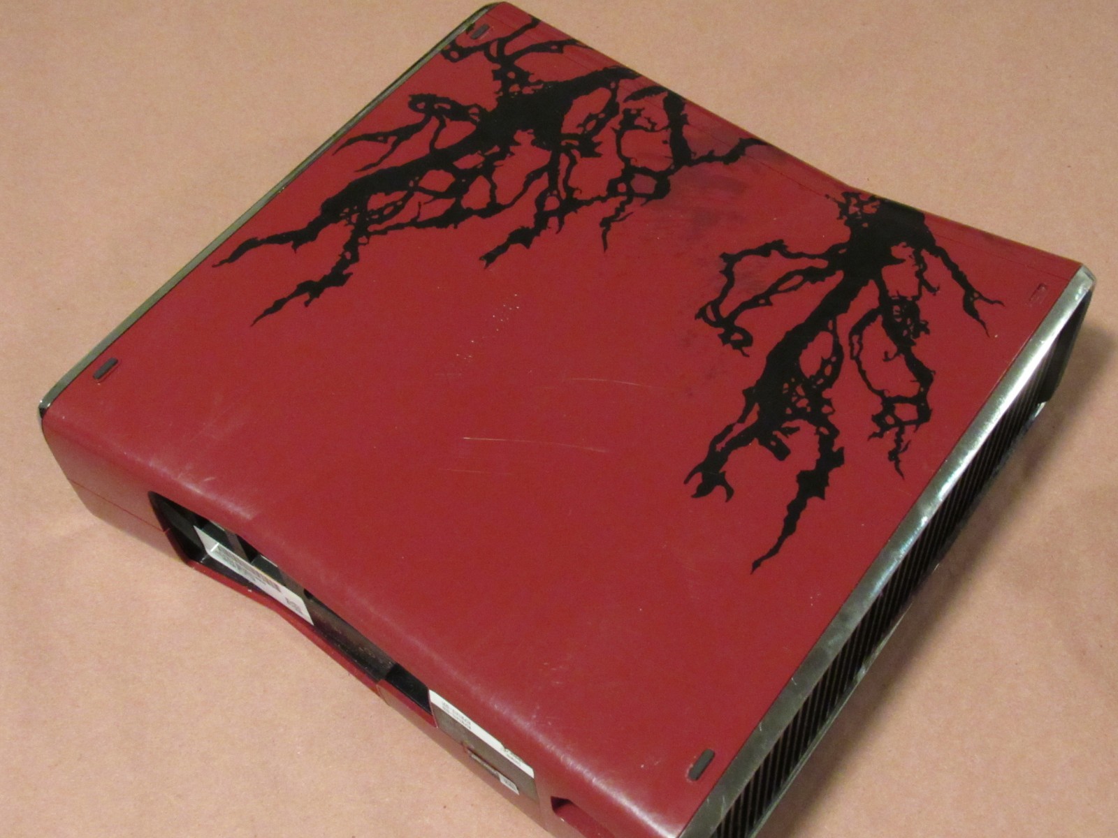 Xbox 360 Gears of War 3 Limited Ed. Slim Console + controller Only Tray stuck