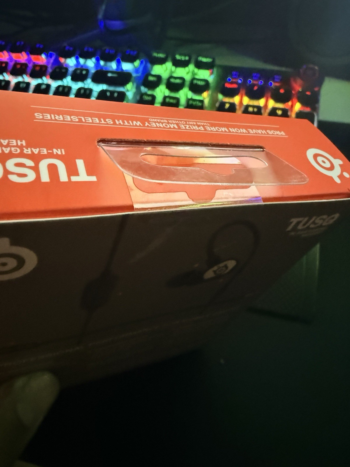 SteelSeries TUSQ In-Ear Mobile Gaming Headset Dual Microphone, Detachable