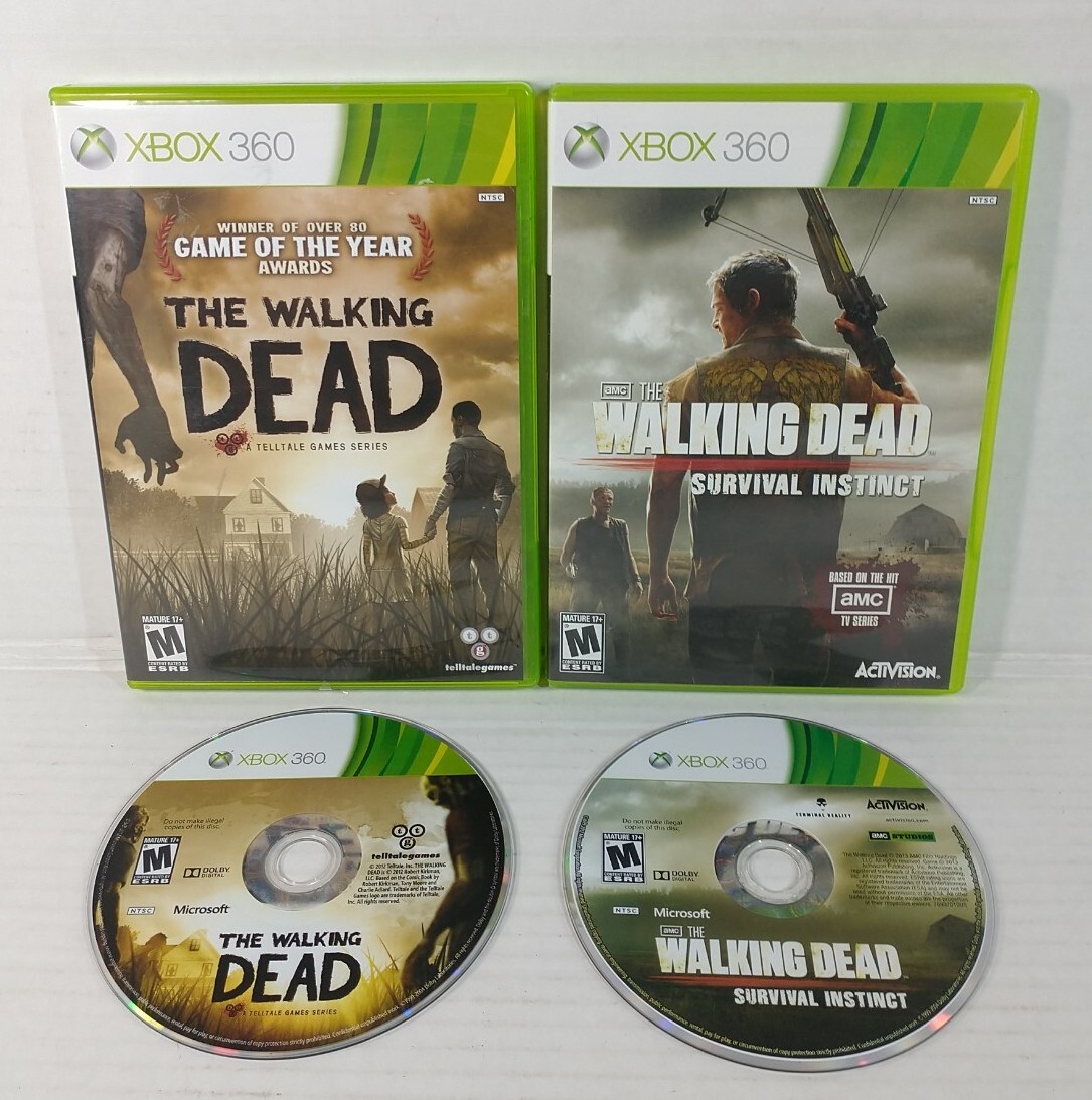 The Walking Dead A Telltale Games Series Microsoft Xbox 360 + Survival Instinct