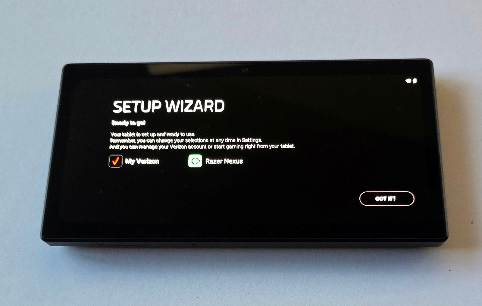 Unused Original Black Razer Edge 5G Gaming Handheld Android 128GB TABLET ONLY
