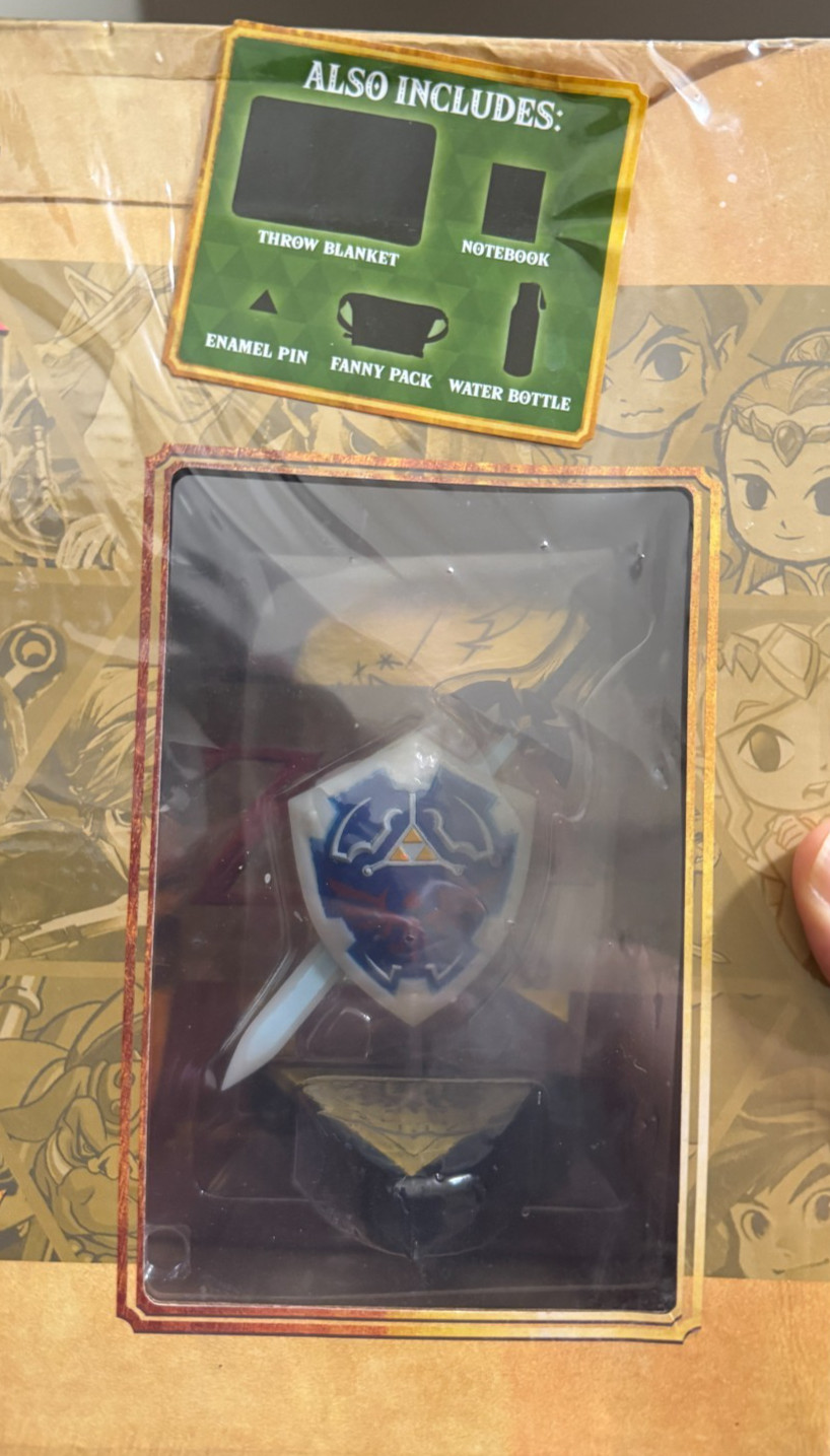 NEW The Legend of Zelda Culture Fly Collector’s Box 2020 Sword Shield Bottle