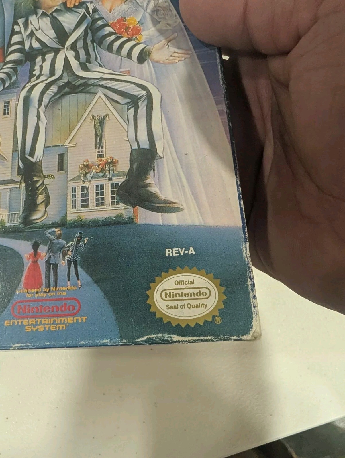 Beetlejuice (Nintendo Entertainment System, 1991) NES COMPLETE with Box & Manual