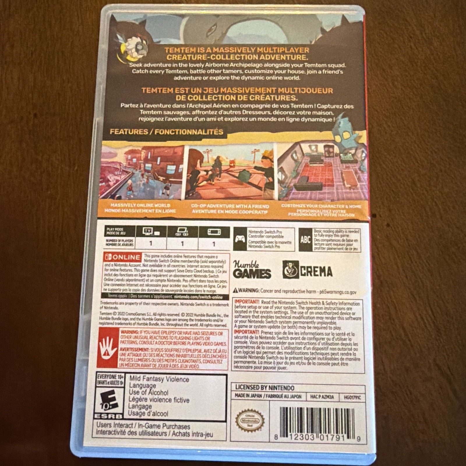 Temtem (Nintendo Switch, 2022), Tested, Ships Next Business Day!