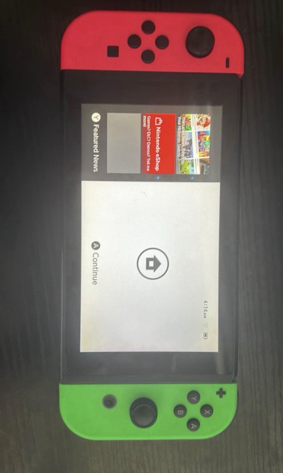 Nintendo Switch Console Red & Green Joy-Con Wi-Fi Internet Browsing