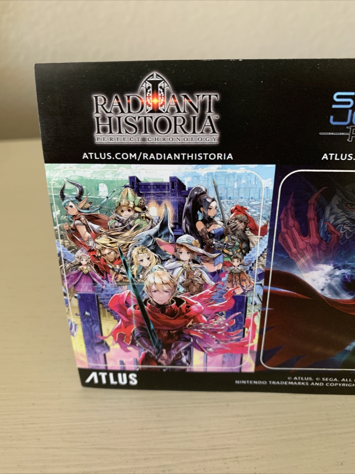 Altus Radiant Historia Strange Journey Redux Etrian Odyssey V 3DS Promo Stickers
