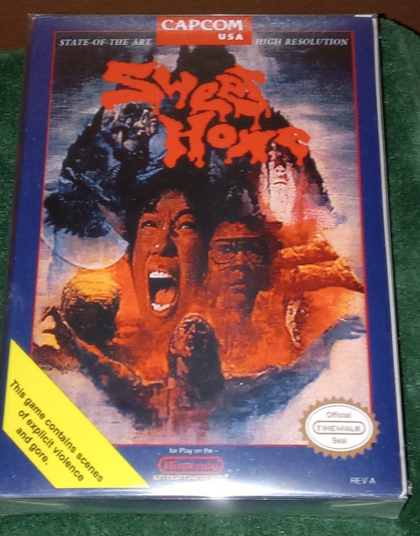 SWEET HOME – NES SEALED Timewalk Games custom English-translated Time Walk rare