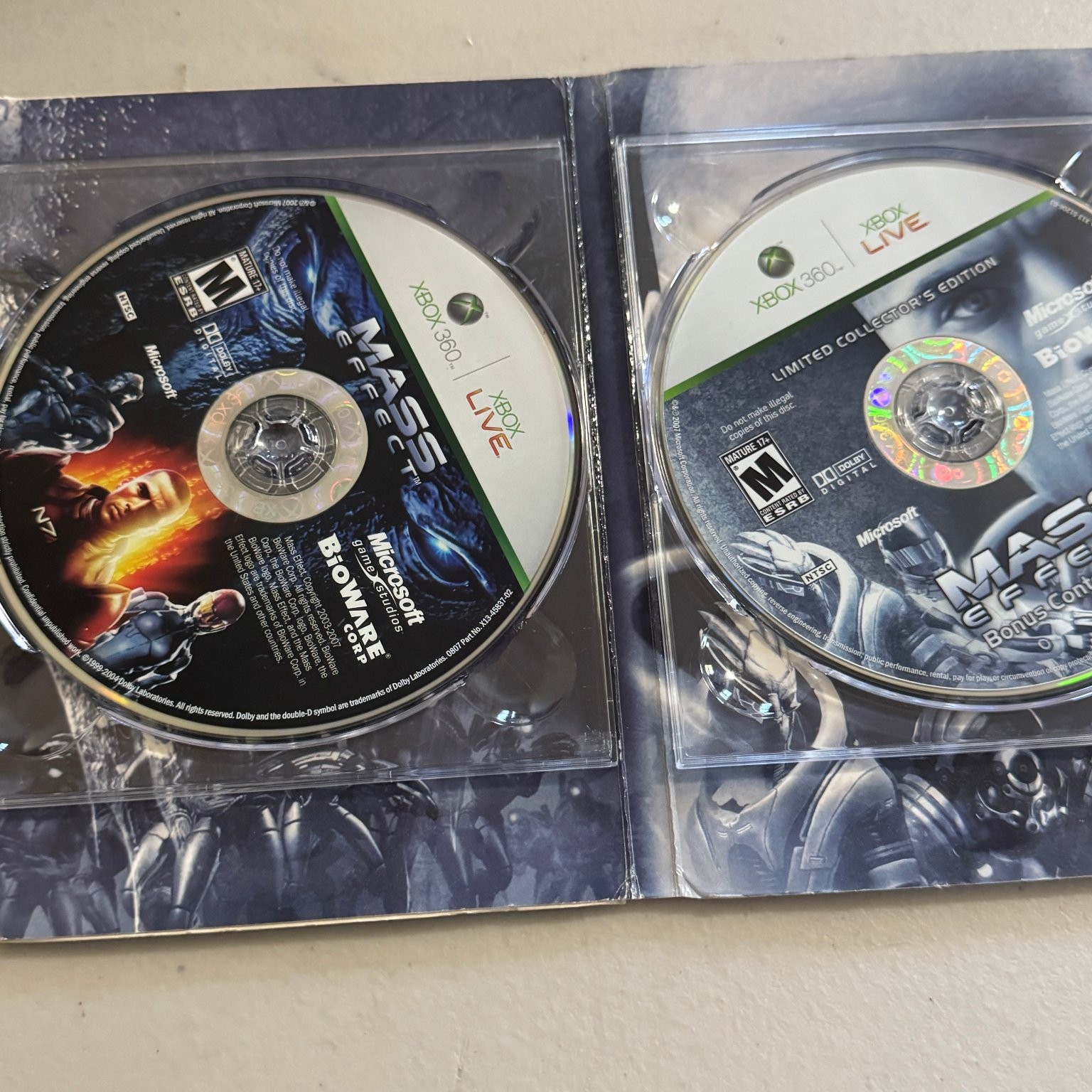 Mass Effect Limited Collector’s Edition Xbox 360 Video Game Sci-Fi RPG