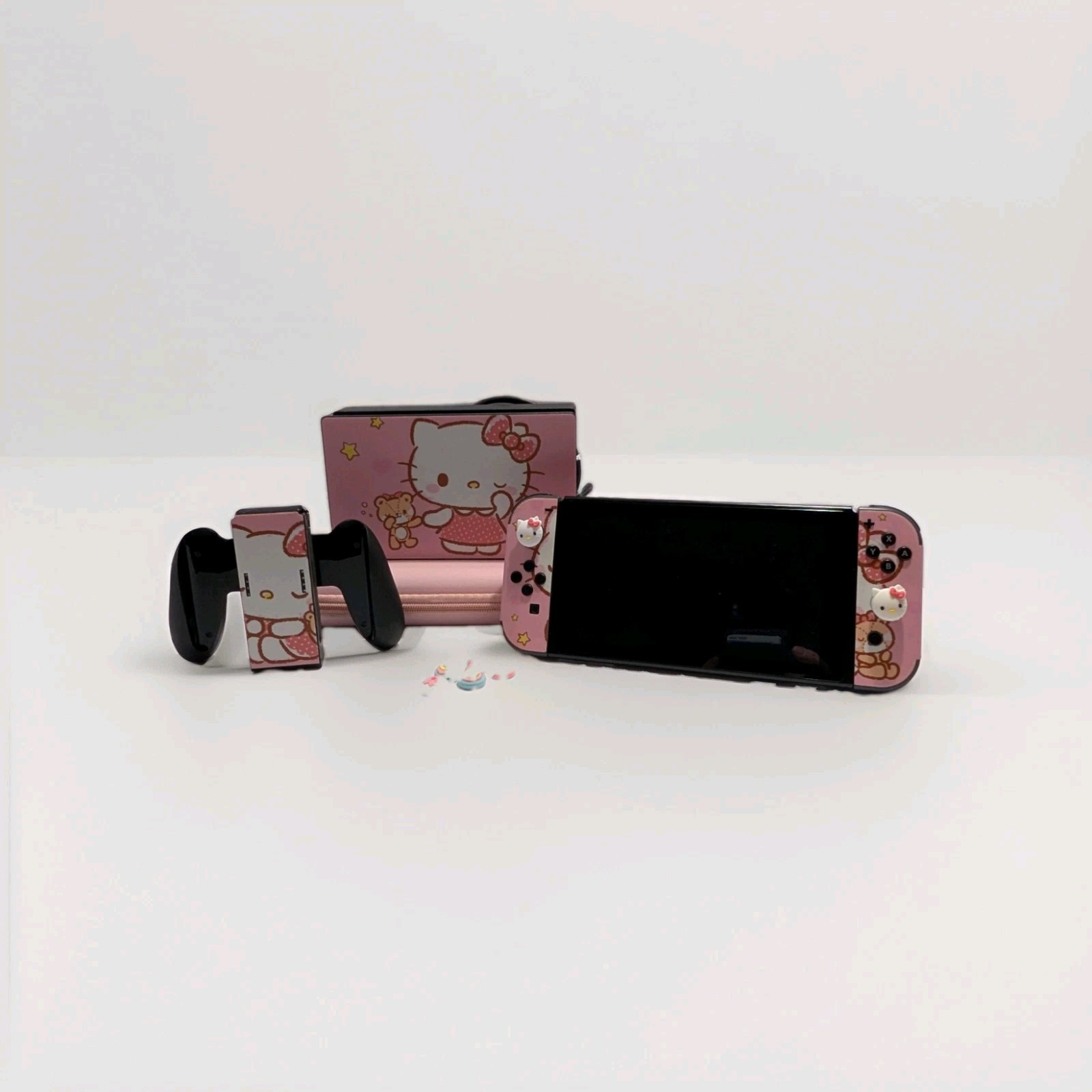 Nintendo Switch Handheld Console w/Joy Con Hello Kitty Themed