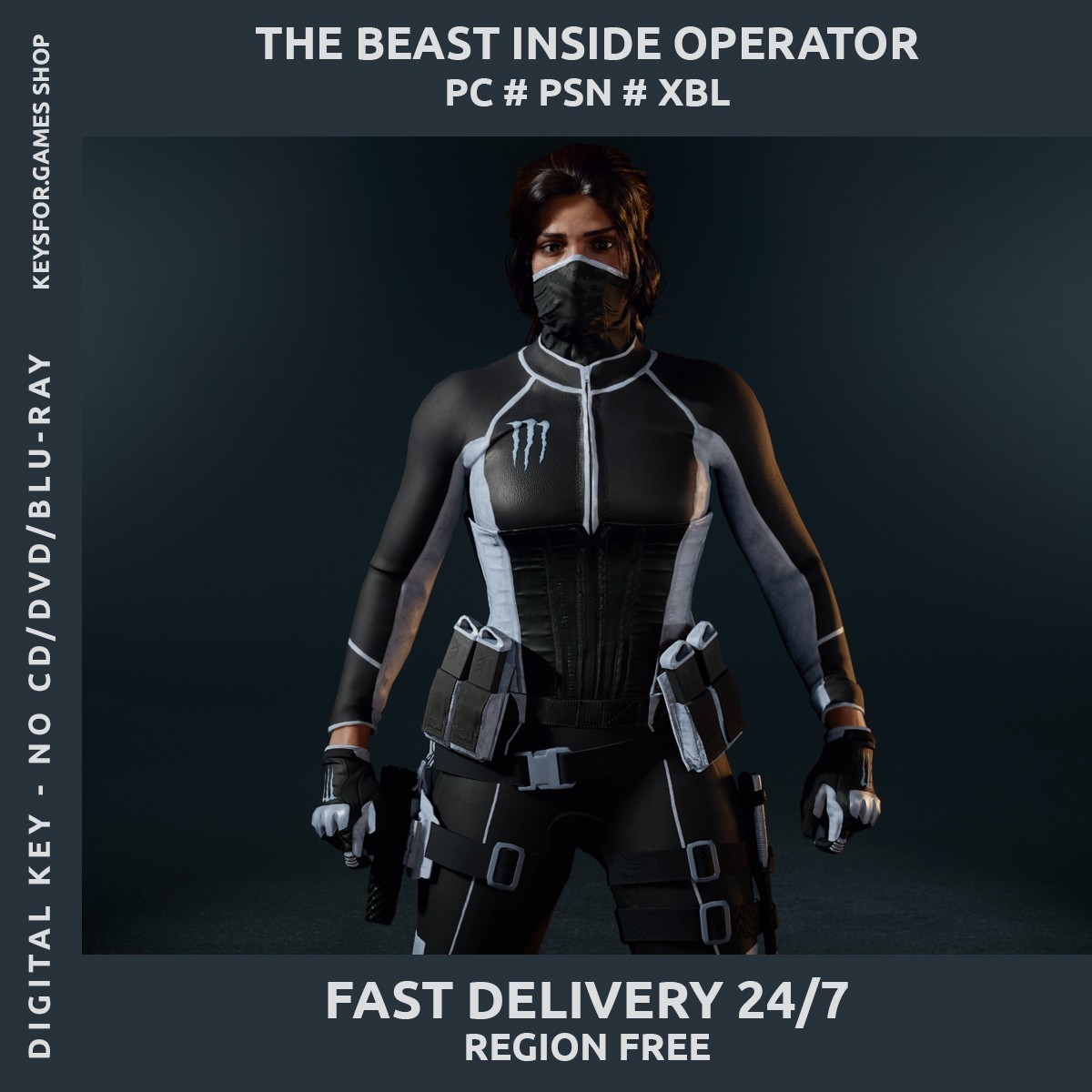 COD Black Ops Warzone BO6 – The Beast Inside Operator Skin Monster