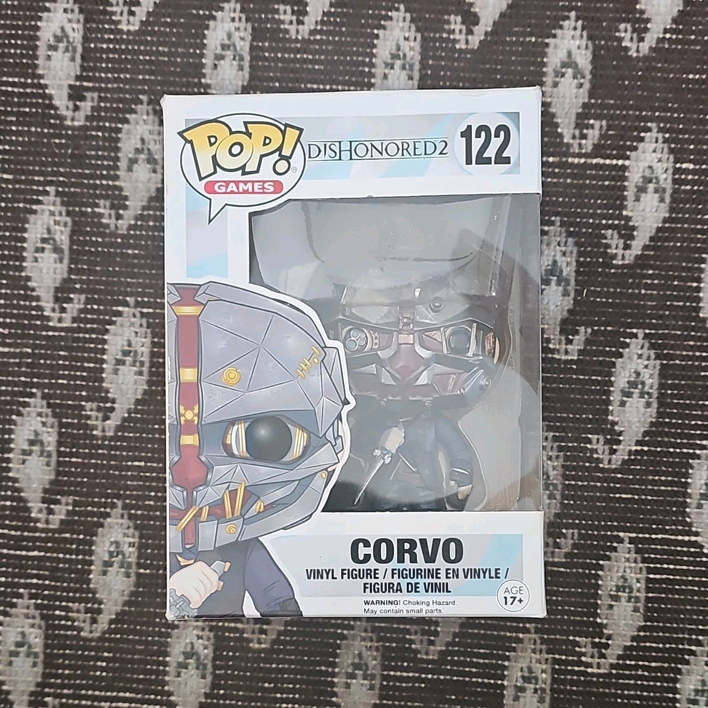 Funko Pop! Games Dishonored 2 Corvo Boxed Vinyl Figure 122 (2016)