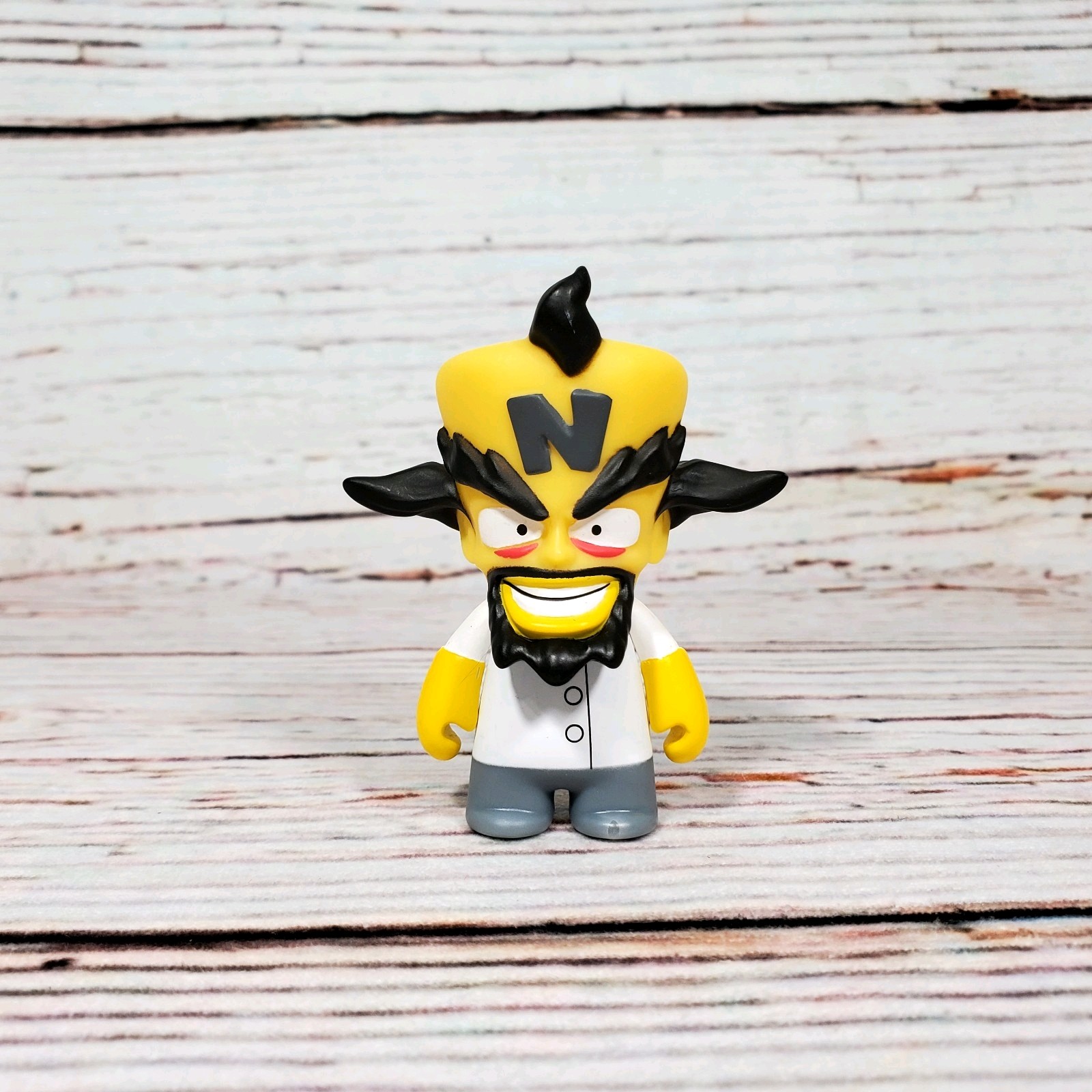 Kidrobot Crash Bandicoot Series Dr. Neo Cortex Vinyl Figure HTF