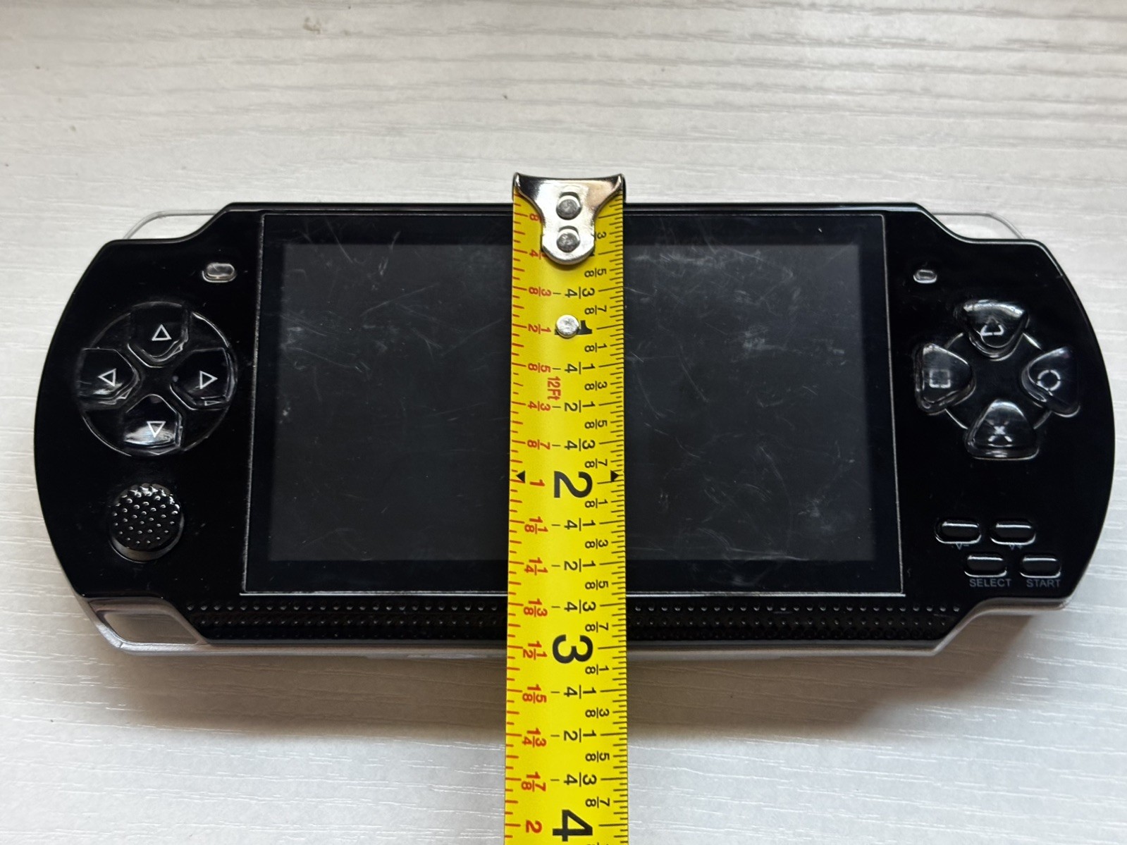 P3000 Handheld Game Console Black Platform Retro Gaming UNTESTED