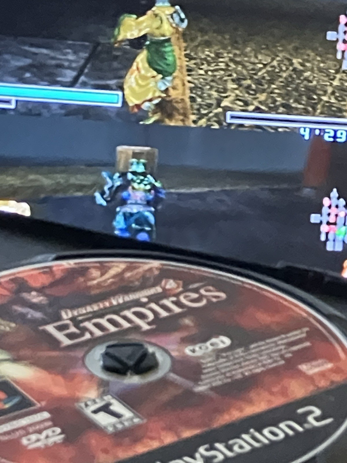 Dynasty Warriors 4: Empires (PS2, 2004) Disc Only Damaged Scratched Tested