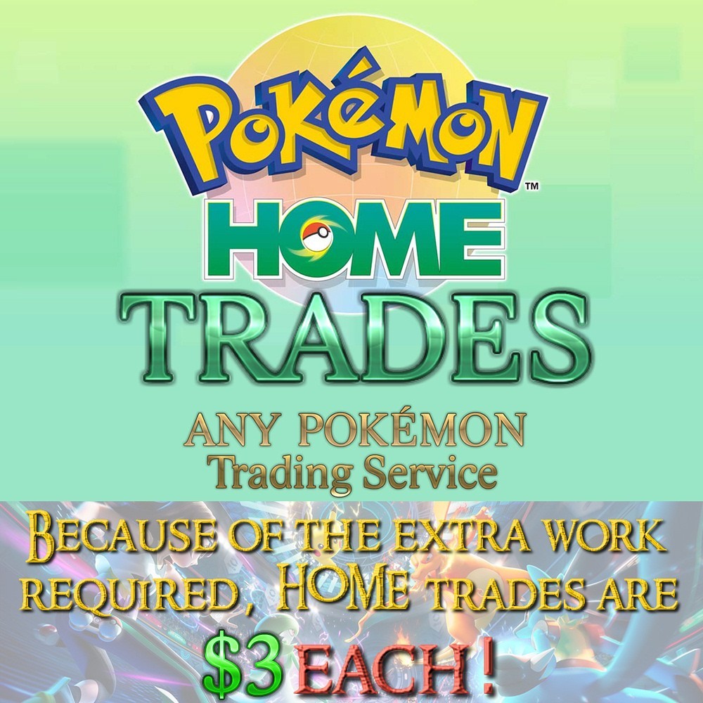 HOME TRADE Build ANY CUSTOM POKEMON CHAMPIONS Shiny 6IV
