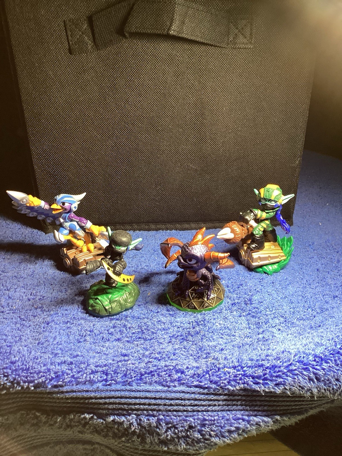 Sky landers Swap Force “Ninja Stealth Elf” “Spyro” “Storm Blade” “Super Shot Ste