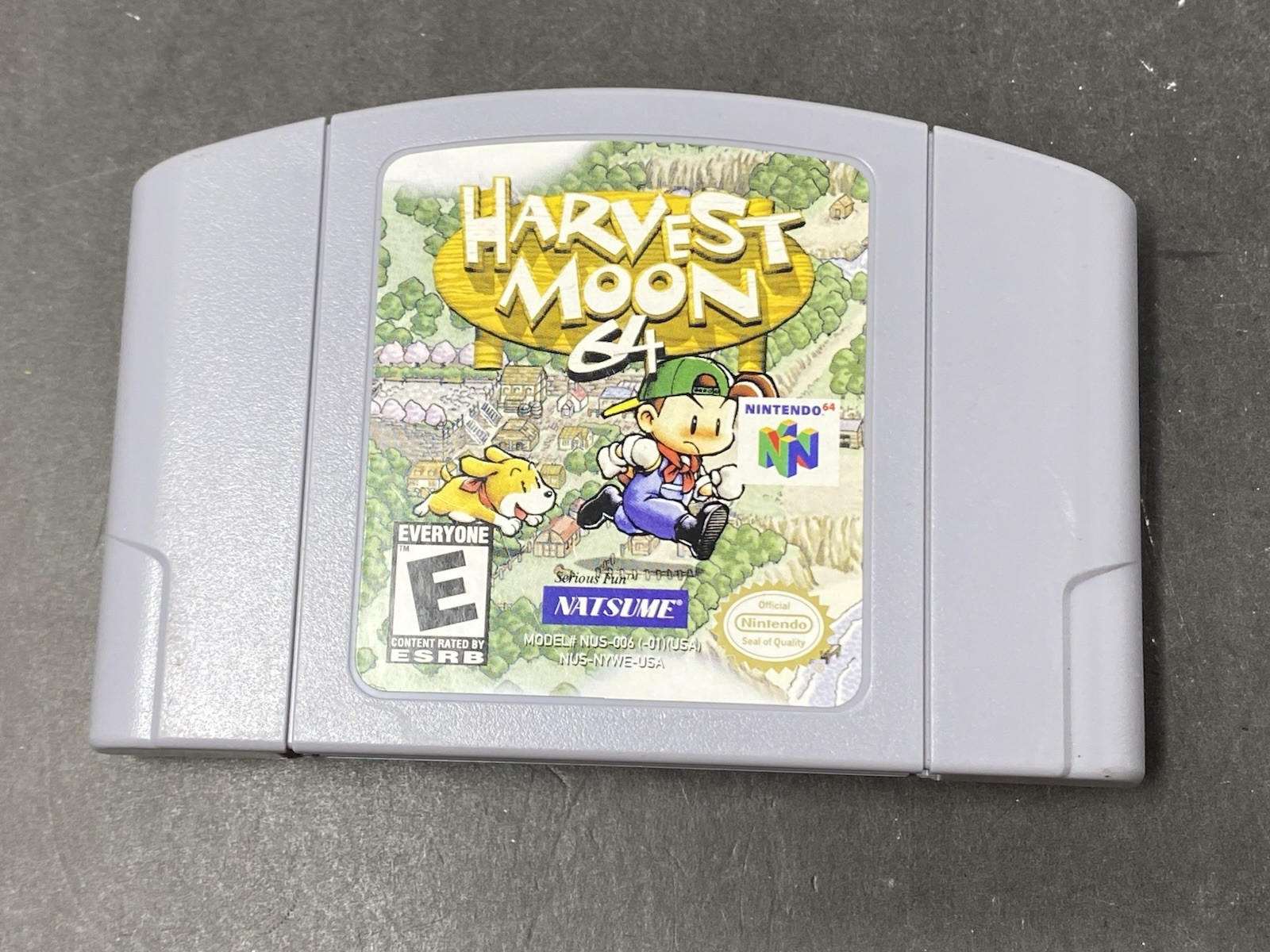 Harvest Moon 64 (Nintendo 64, 1999) Authentic N64 Game Cartridge Only