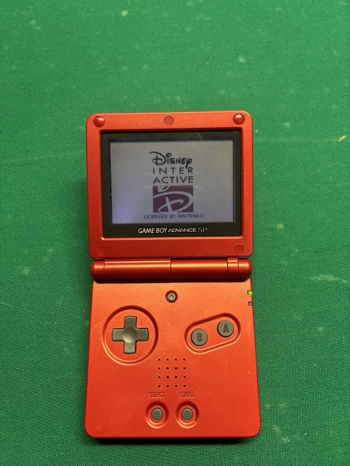 Nintendo Game Boy Advance SP AGS-001 Red Handheld Console