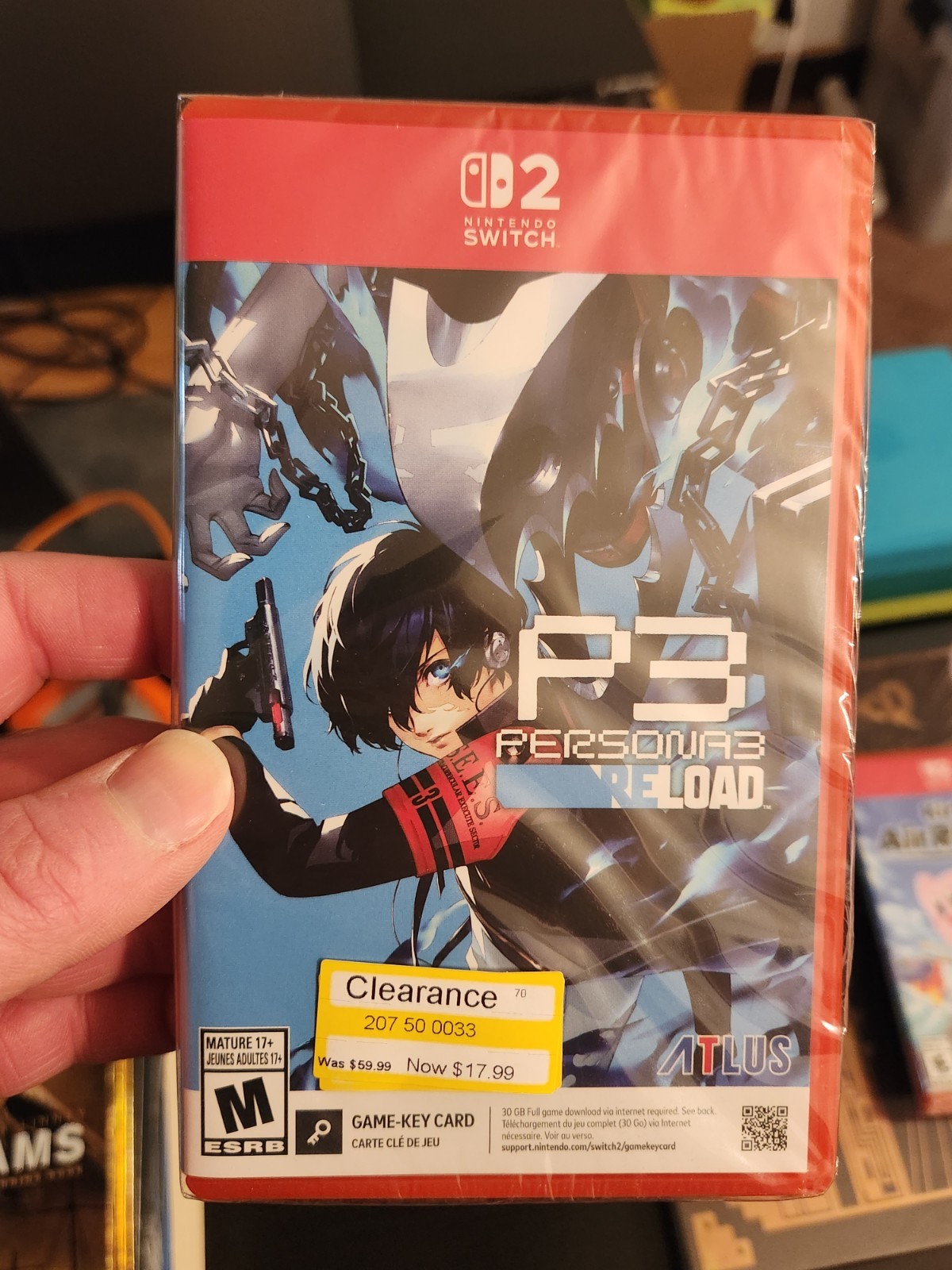 Persona 3 Reload (Nintendo Switch 2, ATLUS) – Game-Key Card – SEALED BRAND NEW