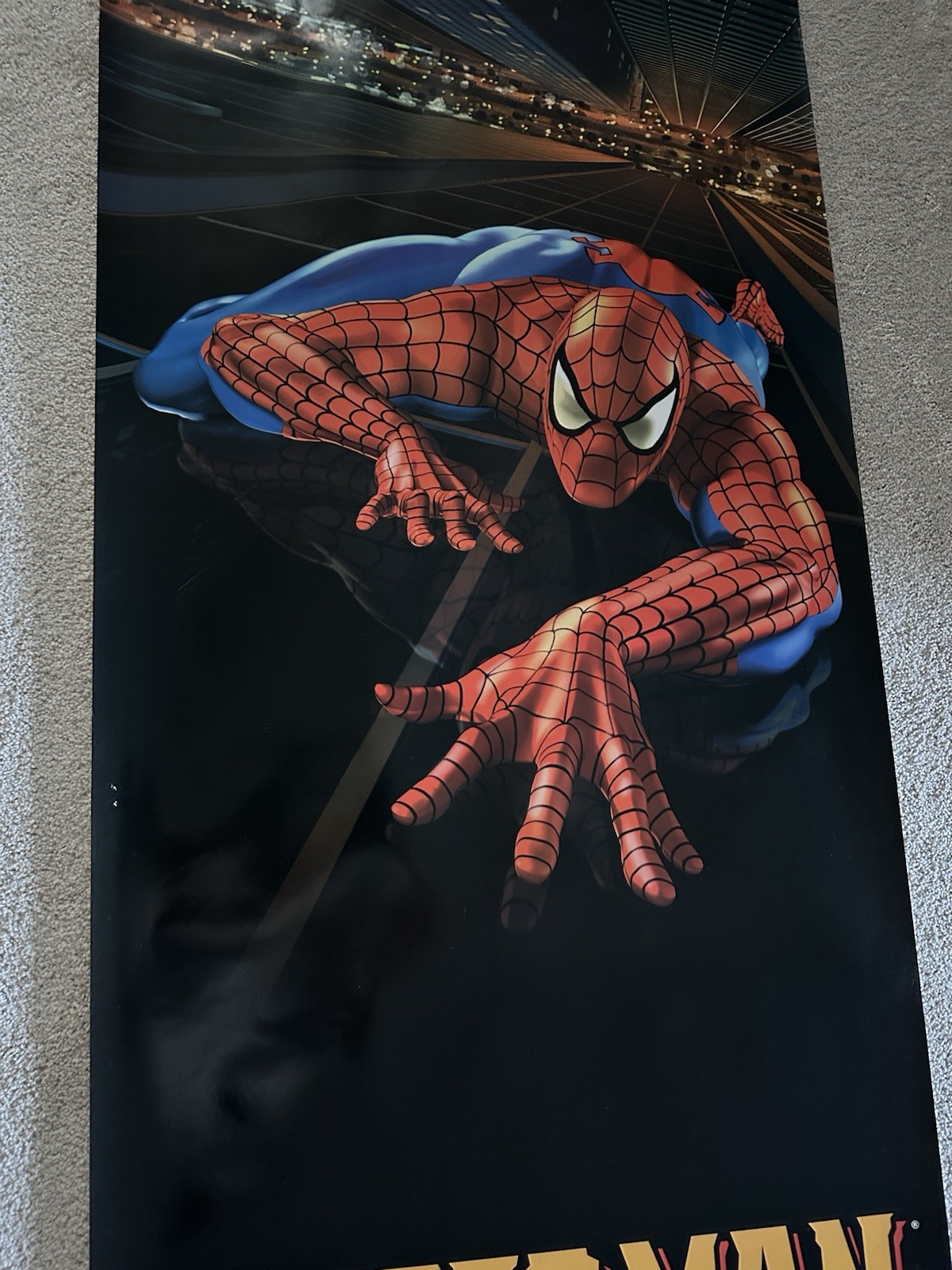 Spider-Man Video Game Poster Sony PlayStation Nintendo 64 2000 Marvel 72×24 #2