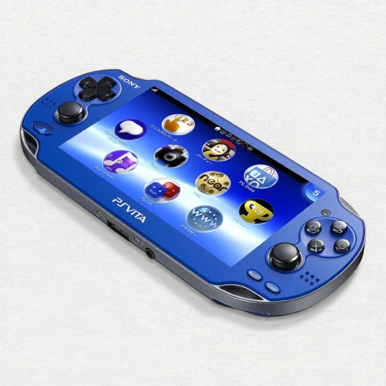 Sony PlayStation Vita PCH-1000 Handheld System Wi-Fi Capability Sapphire Blue