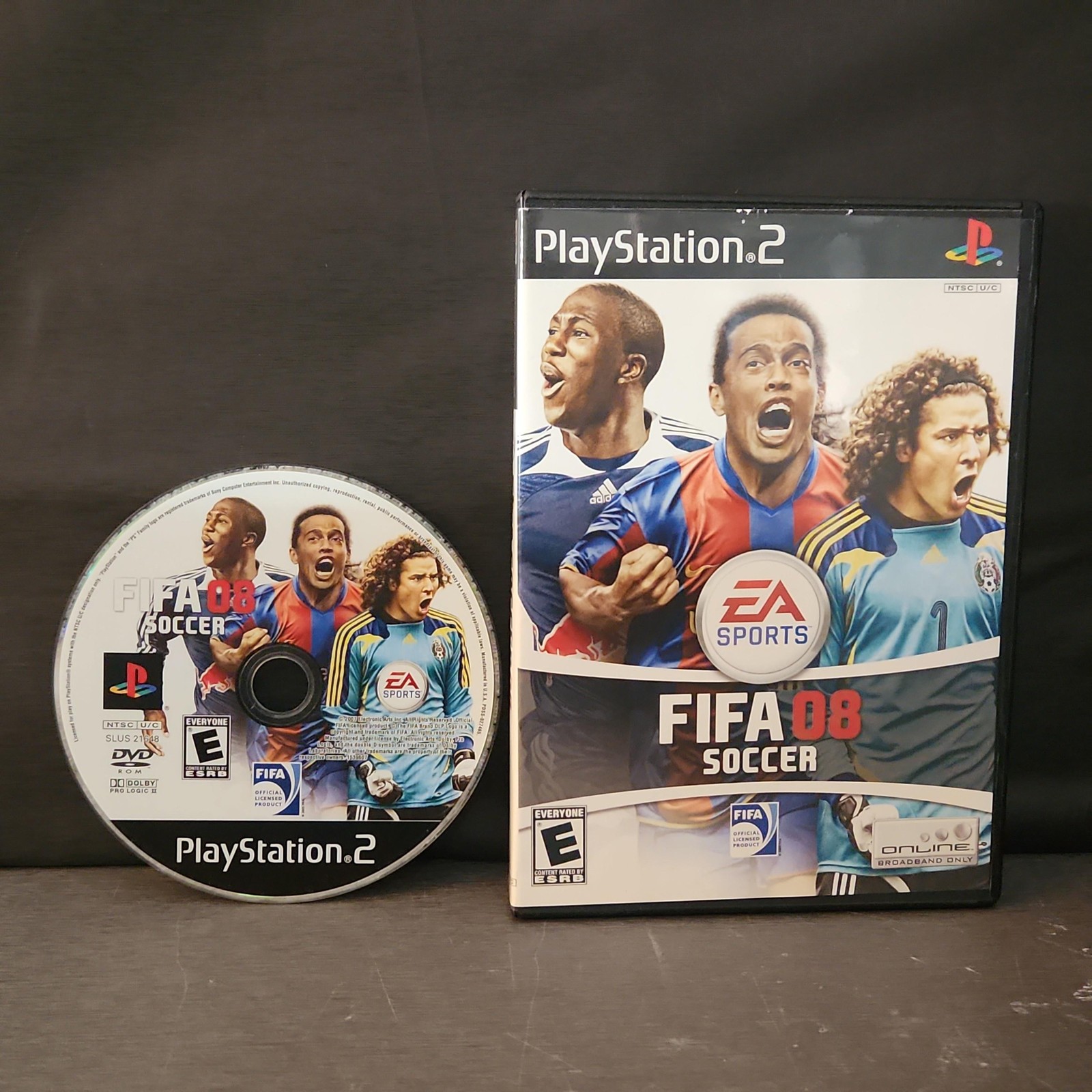 FIFA Soccer 08 Sony PlayStation 2 PS2 Game EA Sports E Online NTSC 2007