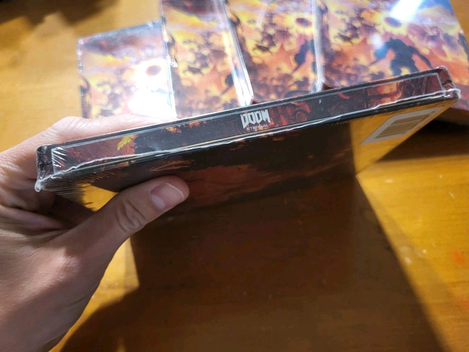Doom Eternal Steelbook NO GAME EMPTY CASE Xbox One PS4 READ