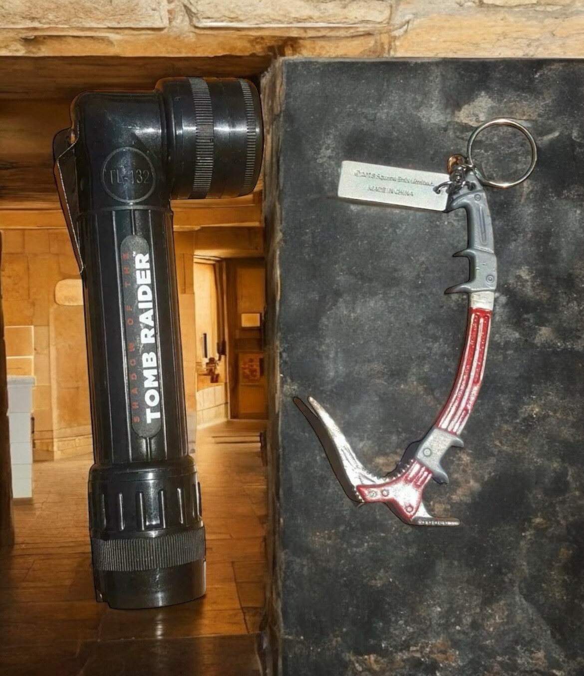 Shadow of The Tomb Raider Ultimate Edition Axe Bottle Opener & Flashlight ONLY