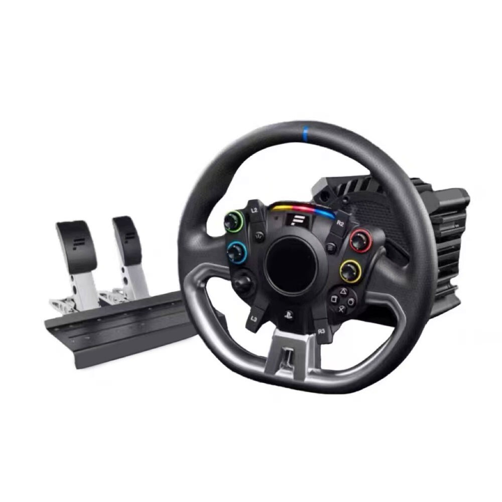 Steering Wheel DD PRO 8NM Direct Drive Wheel Base 2-Pedal Set for FANATEC Gran/