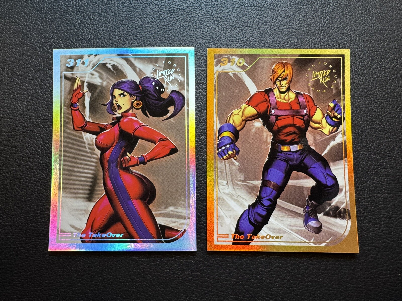 The TakeOver Limited Run Games Trading Card #310 #311 New GOLD and SILVER