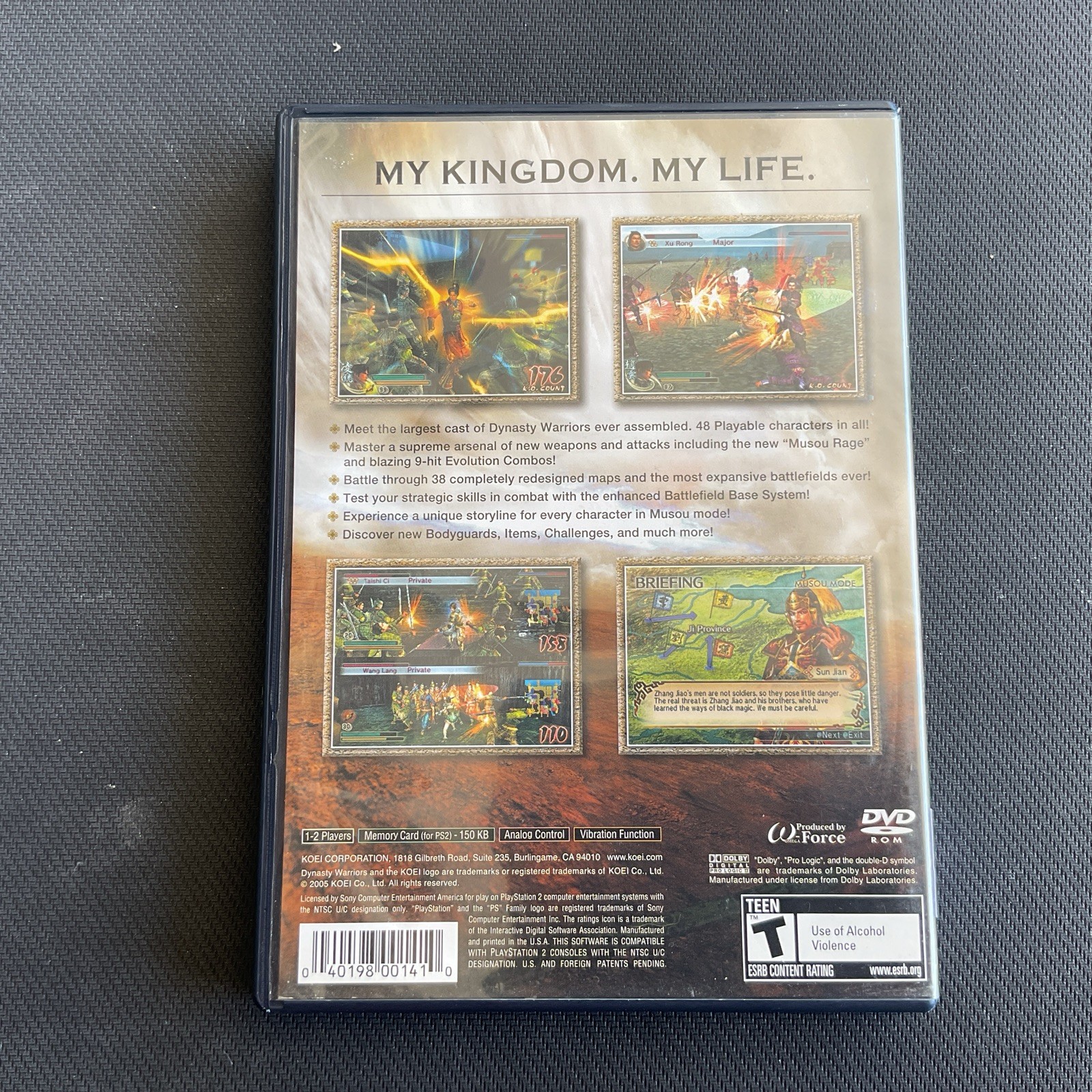 Dynasty Warriors 5 CIB Sony PlayStation 2 2005