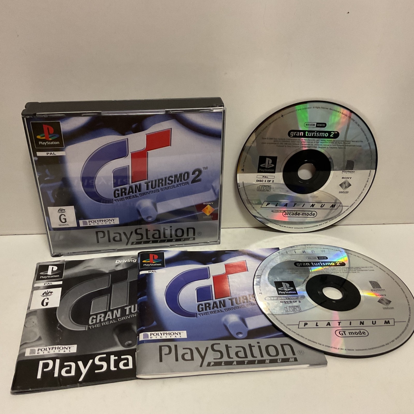 Gran Turismo 2 PS1 PlayStation 1 PAL – VGC – Free Post