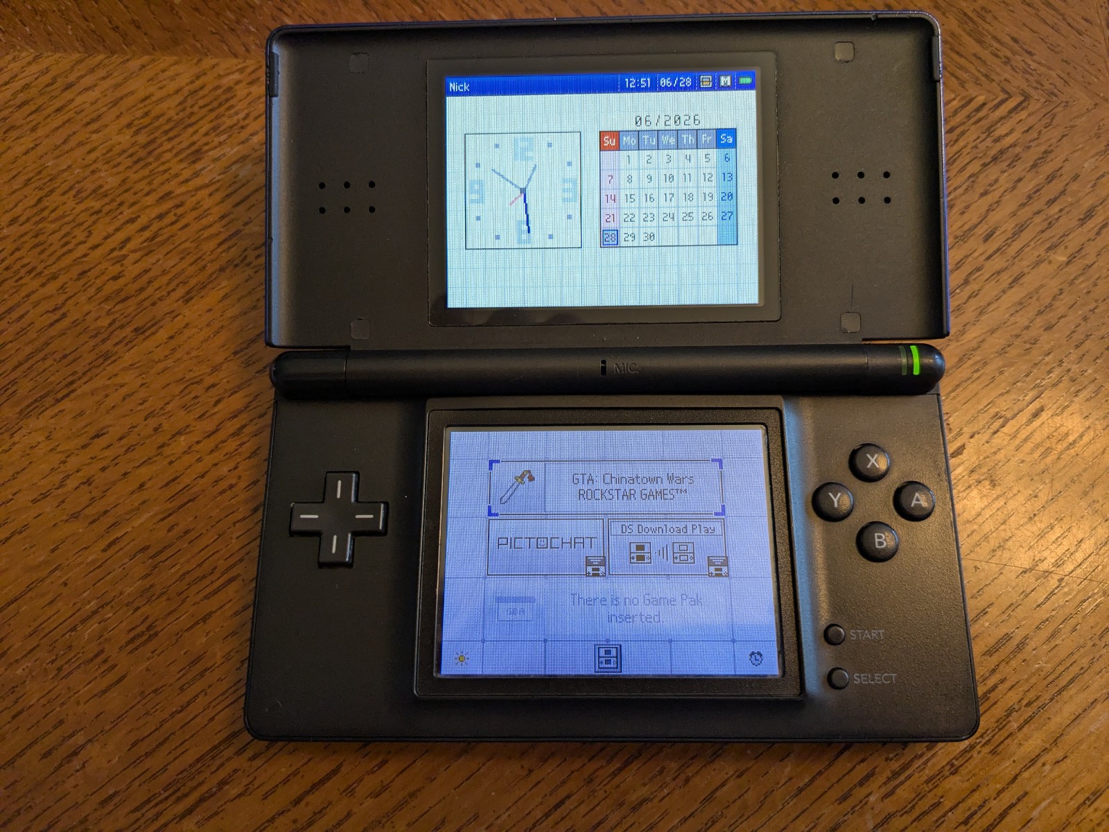 Nintendo DS Lite Handheld System – Blue/Black – READ DESCRIPTION