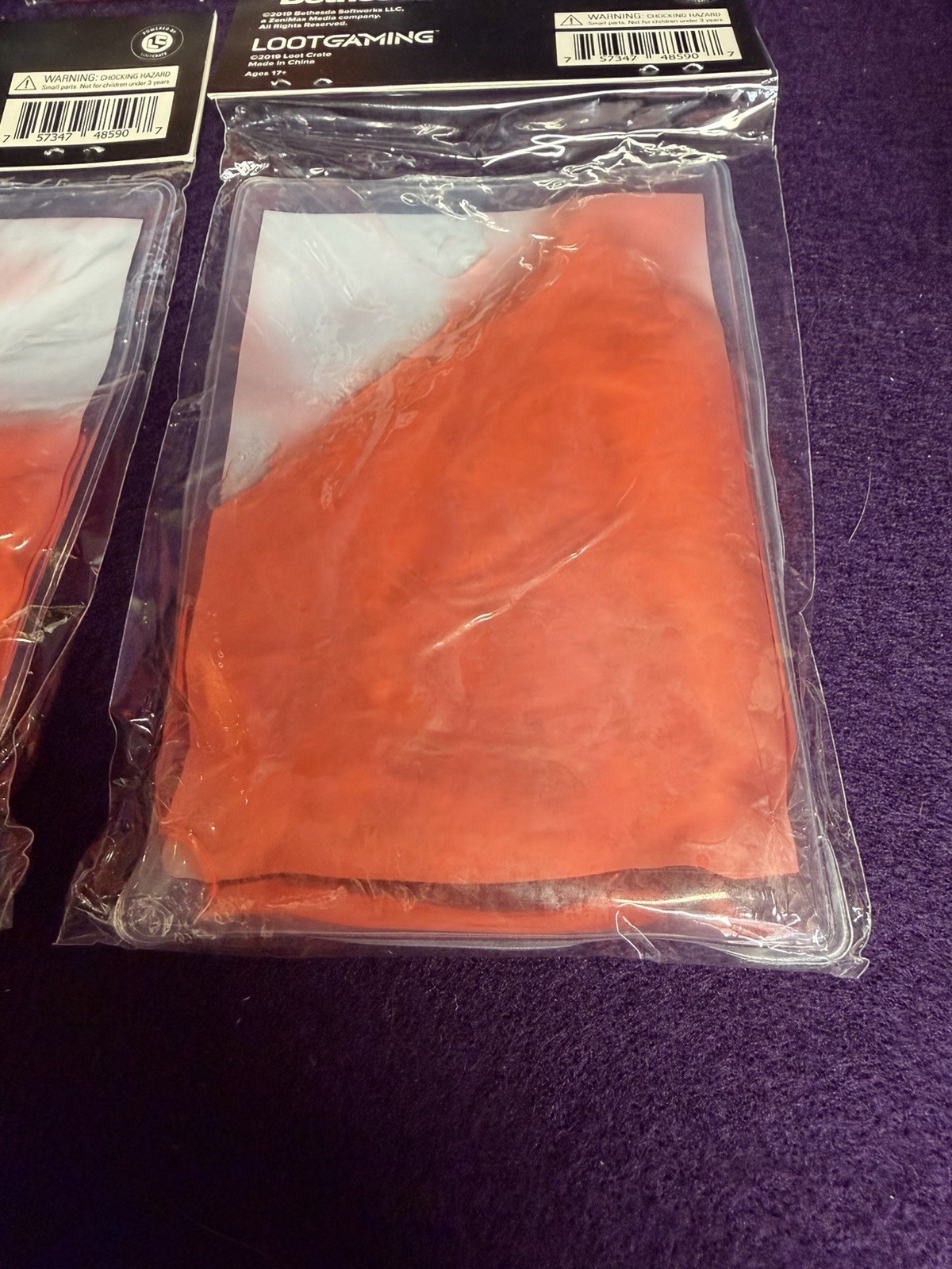 Lot of 3 LC DOOM UAC Union Aerospace Patch & x2 Blood Ice Pack Sets Cacodemon