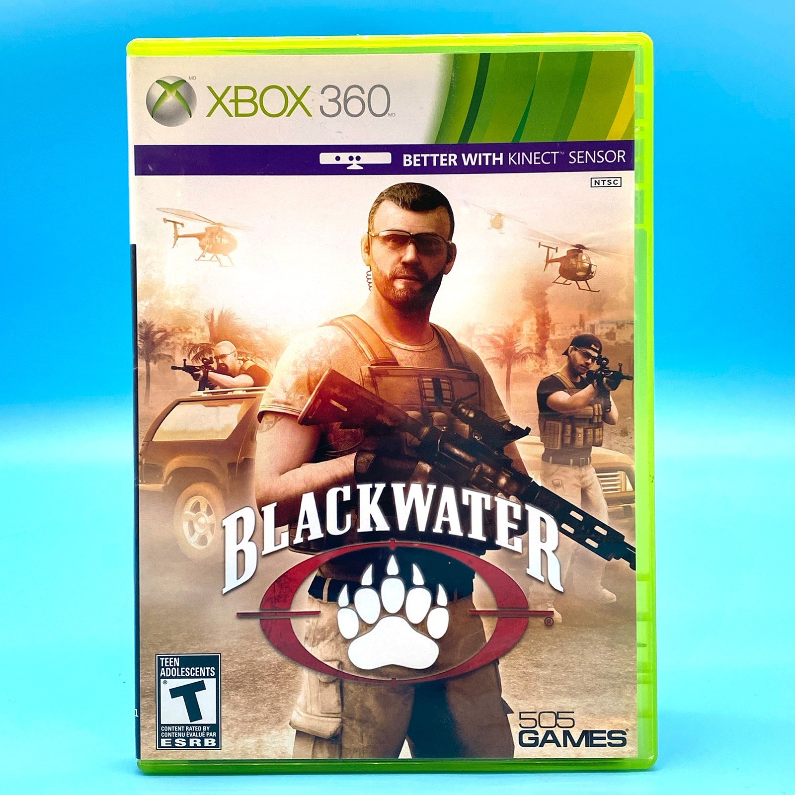 Blackwater (Microsoft Xbox 360, 2011) CIB With Manual Better With Kinect TESTED