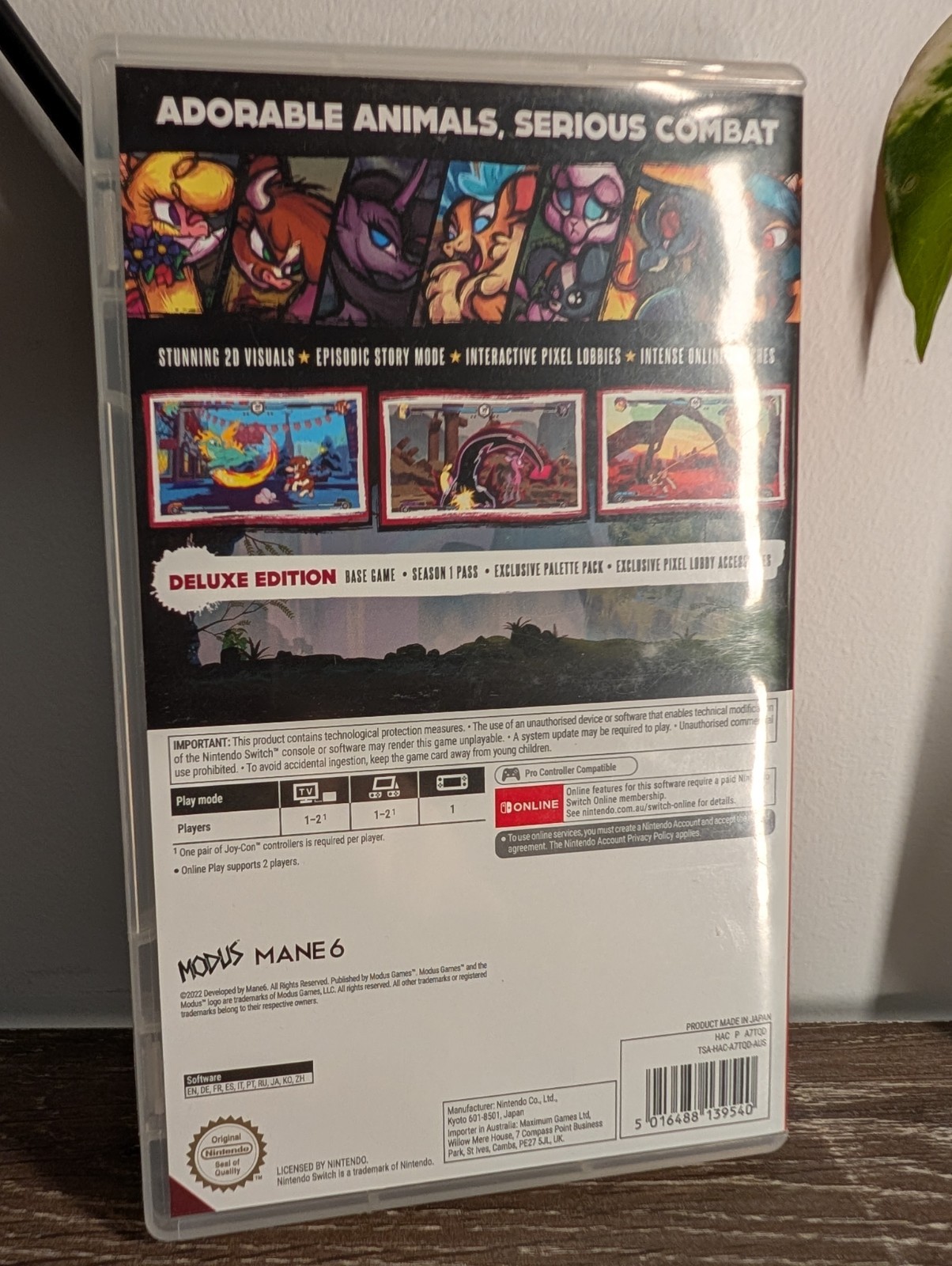 Them’s Fightin’ Herds Deluxe Edition Nintendo Switch PAL Very Good Indie Fighter