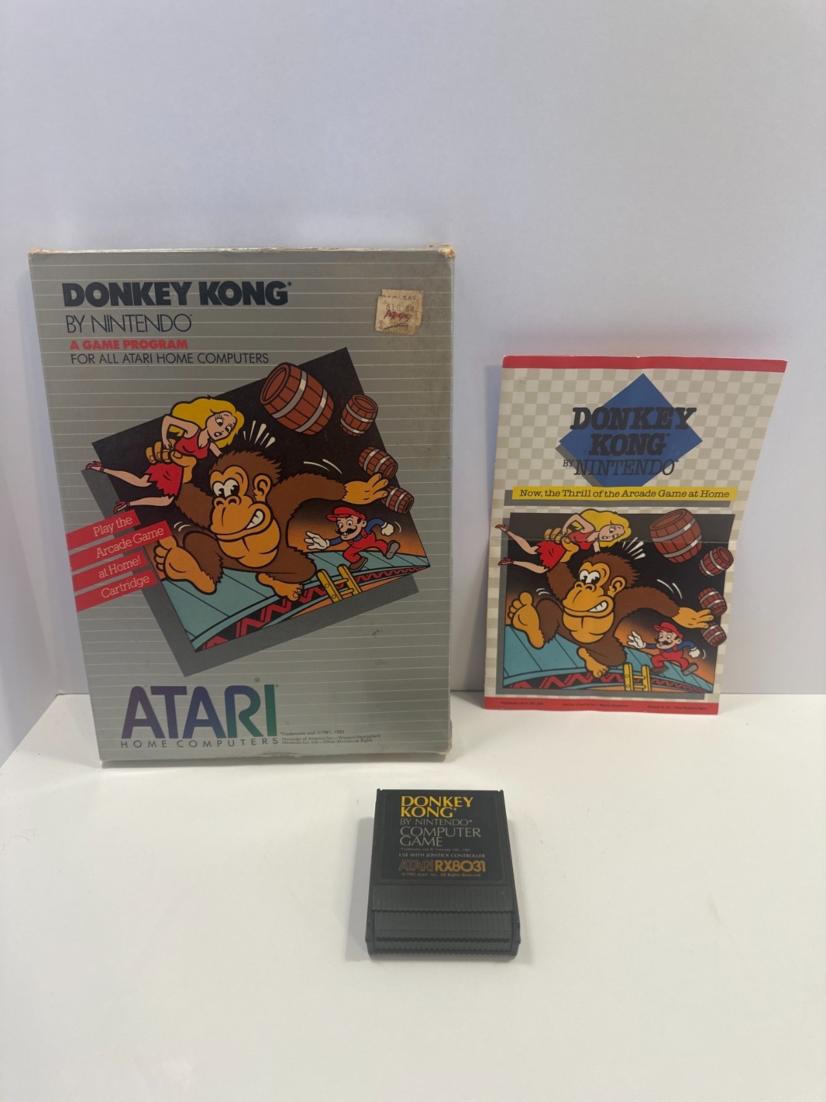 Donkey Kong (RX8031) – Atari 400/800/XE – Box, Manual Included
