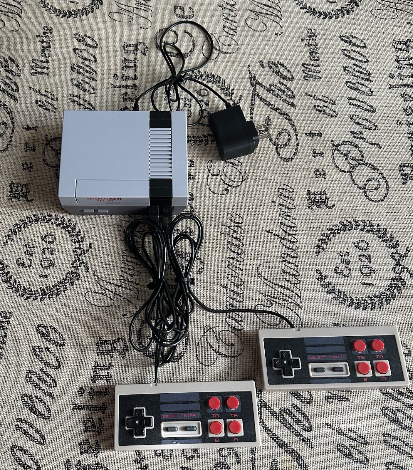 Generic Gaming System with 2 Controller and power supply cord – NOT Tested