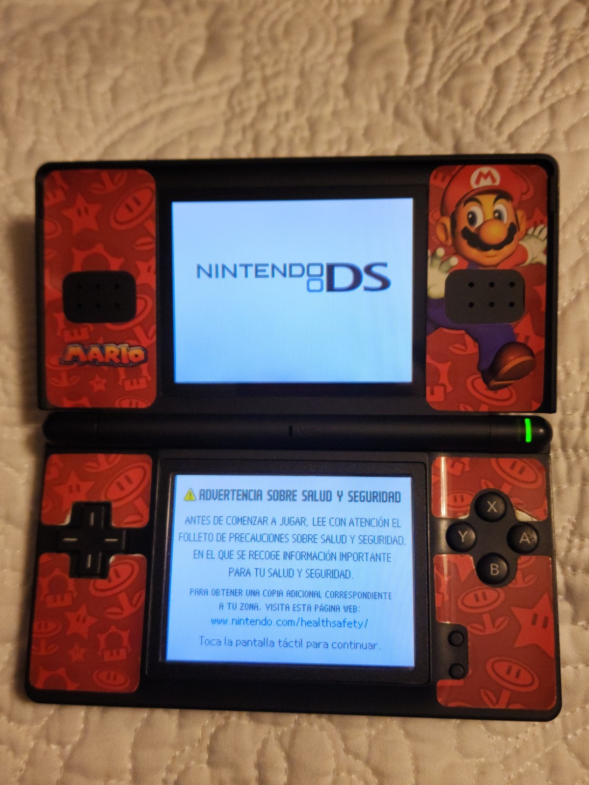 Nintendo DS Original Super Mario Edition 4GB Handheld System – Black With Game