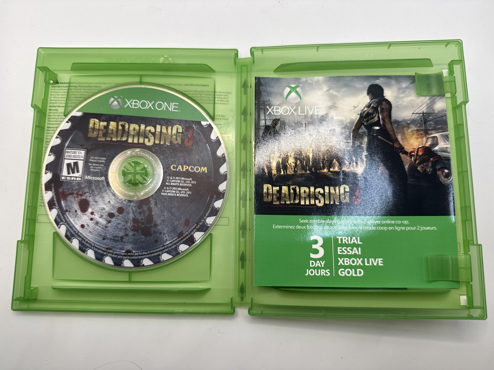 Dead Rising 3 & 4 Microsoft Xbox One Game Lot M Mature Capcom Zombie Horror