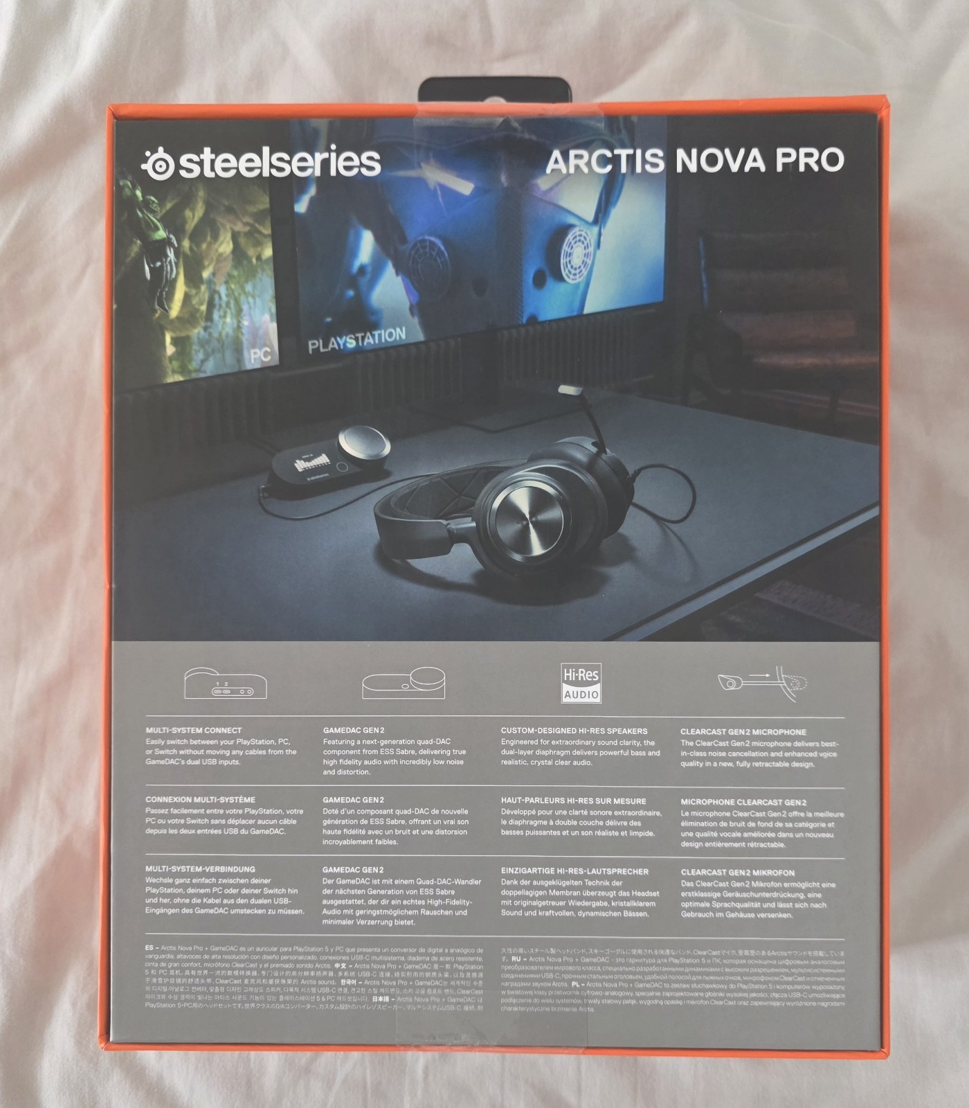 SteelSeries Arctis Nova Pro Wired Over the Ear Headphones for PC and PSP
