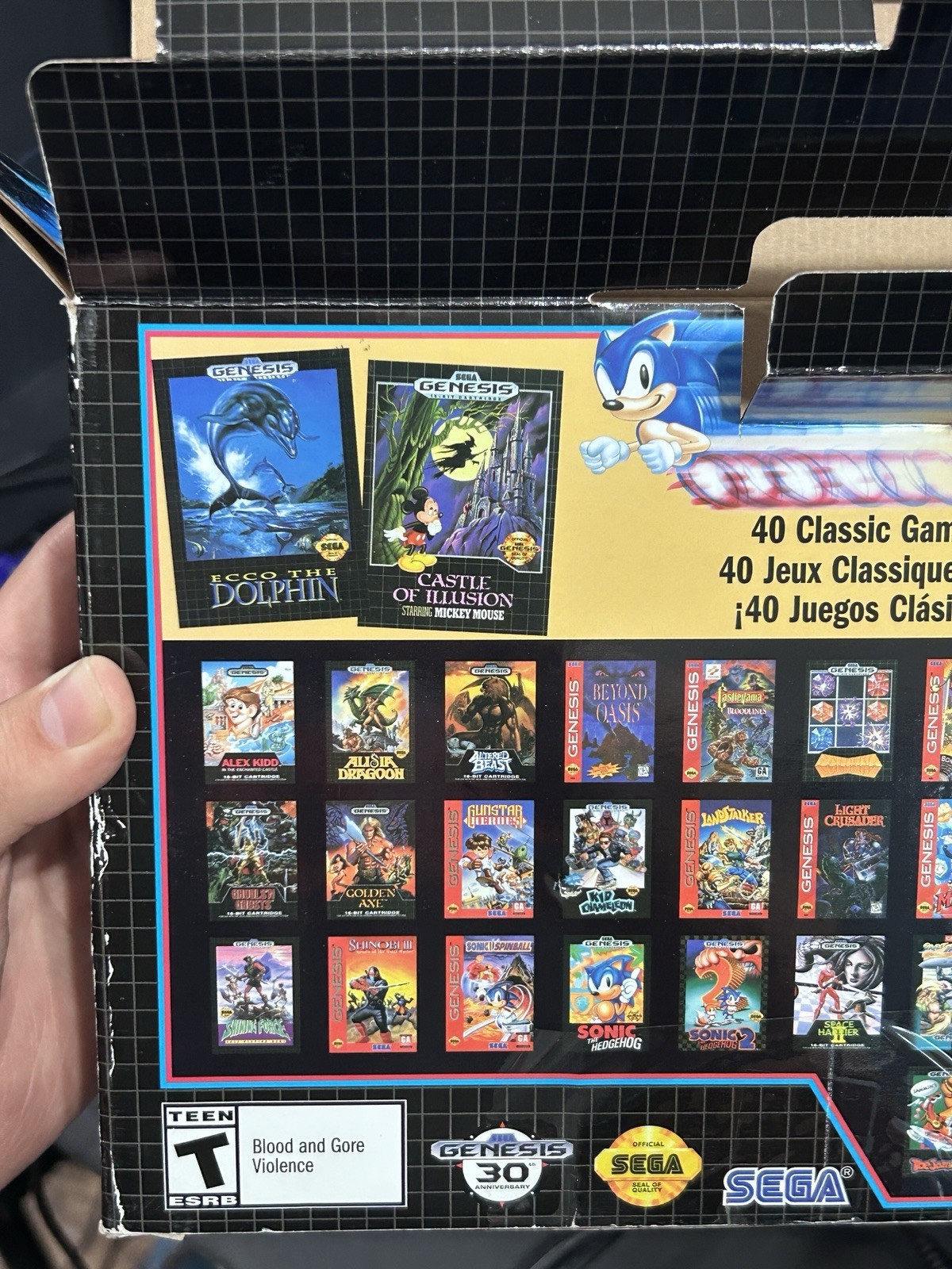 SEGA 42 Games Genesis Mini 16Bit Video Entertainment System REPLICA Open Box New