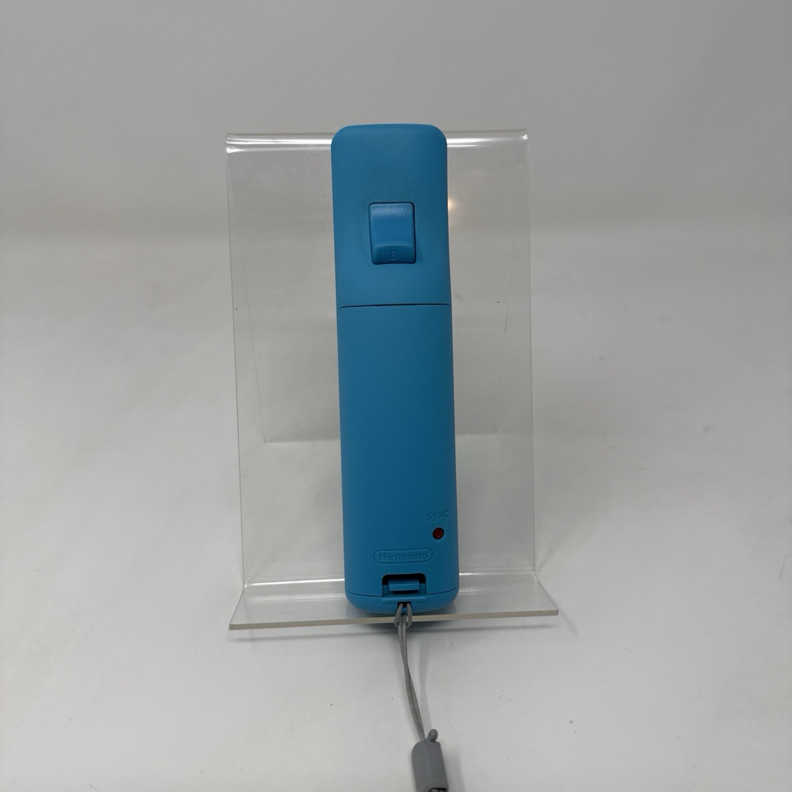 Nintendo OEM Motion Plus Wii Remote Blue Controller RVL-036 – Tested