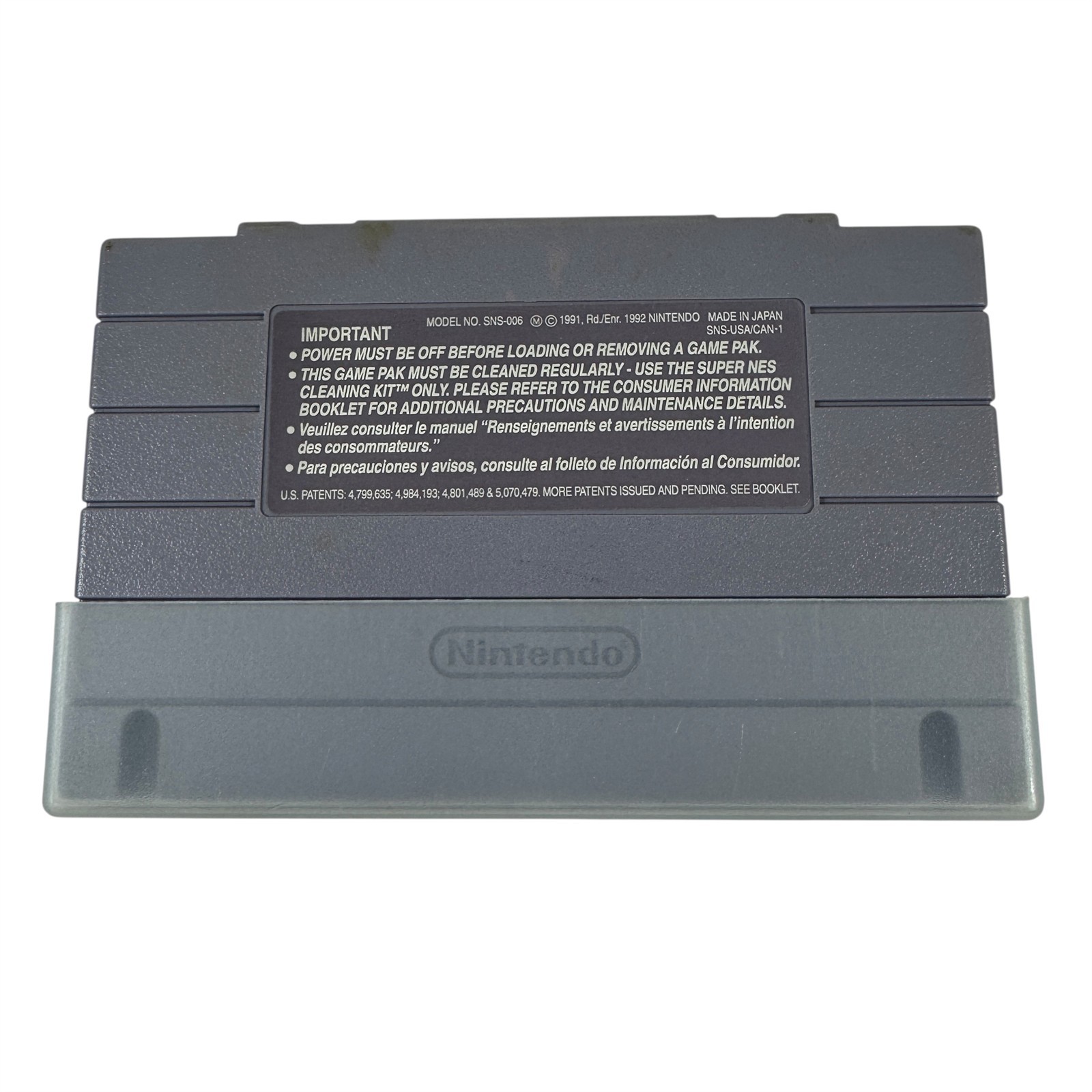 Dennis the Menace Super NED Nintendo Game Ocean in the Box Vintage 1992