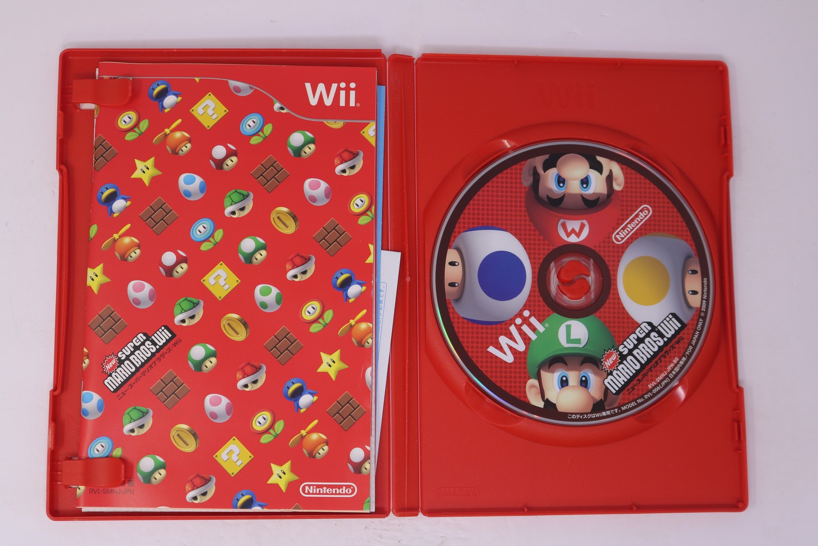 New Super Mario Bros. Wii Nintendo Wii JPN (Region Locked)