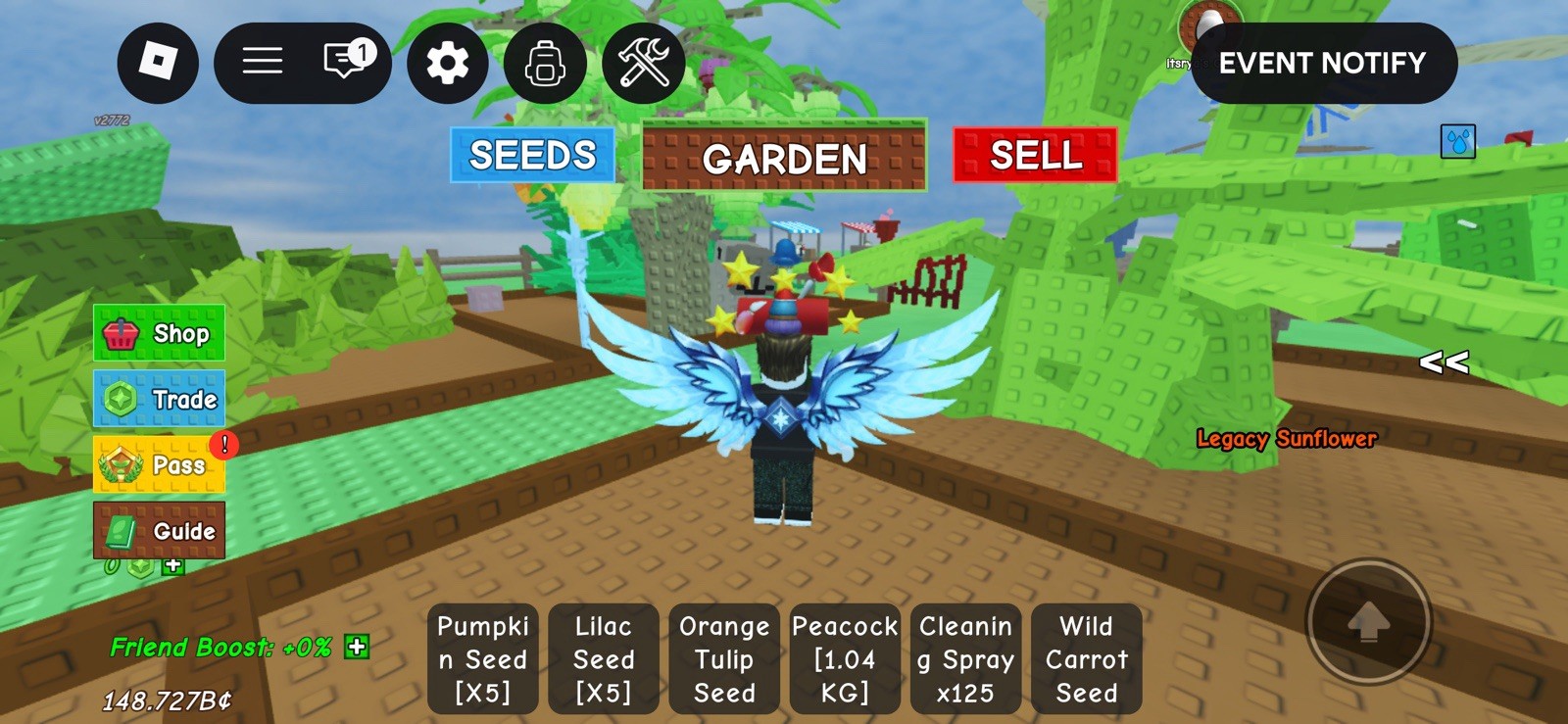 Sab admin panel, witches, broom, angel wings gag legacy sunflower dragon pepper