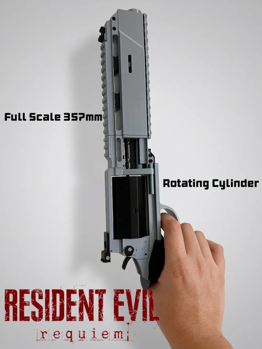 Resident Evil Requiem Magnum – Full Scale 357mm Display Model w/ Rotating Chambe